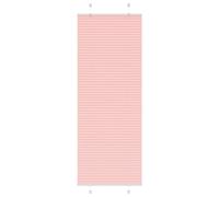 vidaXL Store plissé Rose 70x200 cm Largeur du Tissu 69,4 cm Polyester, Store plissé de fenêtre, Store accordéon, Store plissé de véranda