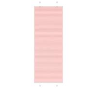vidaXL Store plissé Rose 70x200 cm Largeur du Tissu 69,4 cm Polyester, Store plissé de fenêtre, Store accordéon, Store plissé de véranda