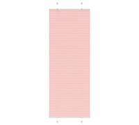 Vidaxl Store Plissé Rose 75x200 Cm Largeur Du Tissu 74,4 Cm Polyester