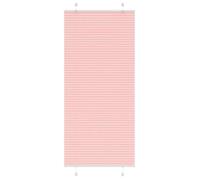 vidaXL Store plissé rose 90x200 cm largeur du tissu 89,4 cm polyester, store plissé de fenêtre, store accordéon, store 4015464
