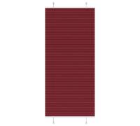 Vidaxl Store Plissé Rouge Bordeaux 100x200 Cm Largeur Du Tissu 99,4 Cm