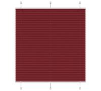 Vidaxl Store Plissé Rouge Bordeaux 115x100 Cm Largeur Du Tissu 114,4cm