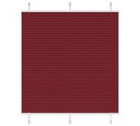 Vidaxl Store Plissé Rouge Bordeaux 115x150 Cm Largeur Du Tissu 114,4cm