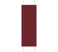 Vidaxl Store Plissé Rouge Bordeaux 40x100 Cm Largeur Du Tissu 39,4 Cm