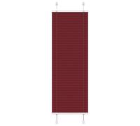 Vidaxl Store Plissé Rouge Bordeaux 40x150 Cm Largeur Du Tissu 39,4 Cm