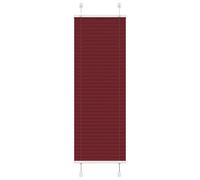 Vidaxl Store Plissé Rouge Bordeaux 45x100 Cm Largeur Du Tissu 44,4 Cm