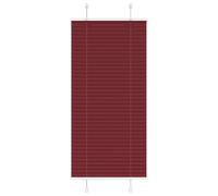 vidaXL Store plissé Rouge Bordeaux 60x150 cm Largeur du Tissu 59,4 cm, Store plissé de fenêtre, Store accordéon, Store plissé de véranda