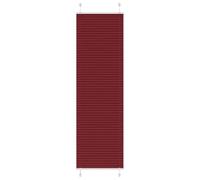 vidaXL Store plissé Rouge Bordeaux 60x200 cm Largeur du Tissu 59,4 cm, Store plissé de fenêtre, Store accordéon, Store plissé de véranda