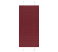 Vidaxl Store Plissé Rouge Bordeaux 65x150 Cm Largeur Du Tissu 64,4 Cm