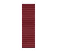 Vidaxl Store Plissé Rouge Bordeaux 65x200 Cm Largeur Du Tissu 64,4 Cm
