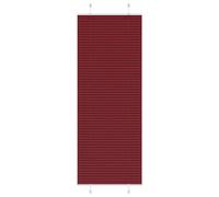 Vidaxl Store Plissé Rouge Bordeaux 75x200 Cm Largeur Du Tissu 74,4 Cm