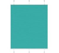 Vidaxl Store Plissé Vert Pétrole 105x100cm Largeur Du Tissu 104,4cm