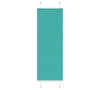 vidaXL Store plissé Vert pétrole 40x150 cm Largeur du Tissu 39,4 cm, Store plissé de fenêtre, Store accordéon, Store plissé de véranda, Plisse Aveugle
