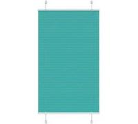 vidaXL Store plissé vert pétrole 70x100 cm largeur du tissu 69,4 cm, store plissé de fenêtre, store accordéon, store plissé 4015375 Vert