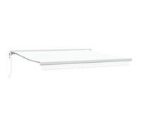vidaXL Store rétractable Automatique Blanc 400x300 cm, Tissu de Rechange pour Store 4x3 m Blanc