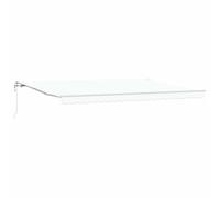 vidaXL Store rétractable Automatique Blanc 500x300 cm
