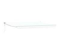 Vidaxl Auvent Rétractable Automatique Blanc 500 X 300 Cm