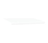 vidaXL Store rétractable Manuel avec LED Blanc 500x300 cm