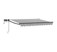 vidaXL Store rétractable manuel avec LEDs 3 x 2,5 m
