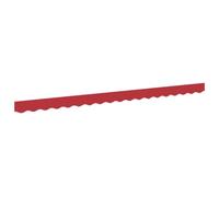 Vidaxl Bande De Auvent Pour Cadre De 4 M Rouge 3.8x0.2 M
