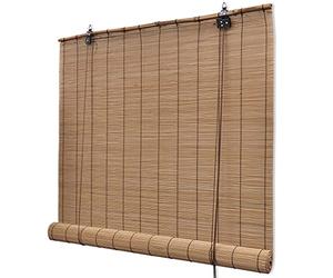 vidaXL Store Roulant Bambou Marron 140x160 cm