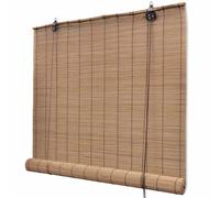 vidaXL Store enrouleur bambou marron 80x160 cm fenêtre pare‑vue pare‑soleil