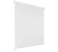vidaXL Store roulant de douche 100x240 cm – Blanc (100% EVA, résistant à l'eau)