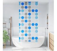 vidaXL Store Roulant de Douche 120x240 cm Cercle Rideaux Douche Salle de Bain 142855