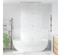 vidaXL Store Roulant de Douche 120x240cm Éclaboussures Rideau de Douche Maison