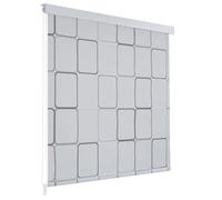vidaXL Store Roulant de Douche 140x240 cm Carré Rideaux Douche Salle de Bain 142850