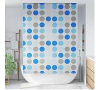vidaXL Store Roulant de Douche 140x240 cm Cercle Rideaux Douche Salle de Bain 142856