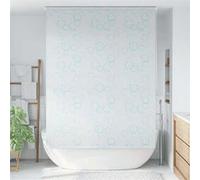 vidaXL Store Roulant de Douche 140x240cm Bulle Rideau de Douche Salle de Bain 142868 Bleu G