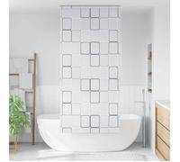 vidaXL Store roulant de douche 80x240 cm Carré