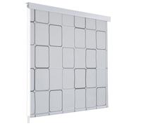 vidaXL Store Roulant de Douche 80x240 cm Carré Rideaux de Douche Salle de Bain 142847