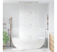 vidaXL Store Roulant de Douche 80x240 cm Éclaboussures Rideau de Douche Maison 142871