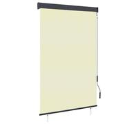 vidaXL Store roulant d'extérieur rétractable vertical - Blocage UV et chaleur - 120x250 cm Crème