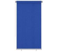 vidaXL Store roulant d'extérieur 125 (l) x 230 (H) cm bleu HDPE 312851