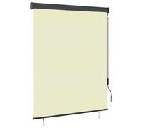 Store Roulant d'Extérieur 100x250 cm Orange et Marron Vertical Jardin vidaXL