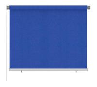 vidaXL Store roulant d'extérieur 180 x 140 cm Bleu PEHD