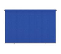 vidaXL Store roulant d'extérieur 355 (l) x 230 (H) cm bleu HDPE 312859
