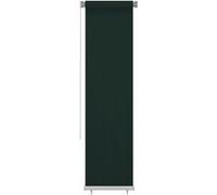vidaXL Store roulant d'extérieur 60x230 cm Vert foncé PEHD G