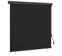 vidaXL Store roulant d'extérieur Auvent rétractable vertical UV & chaleur 160x250 cm Anthracite