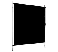 vidaXL Store Roulant d'Extérieur Auvent Rétractable Vertical Balcon Jardin Pergola Terrasse Patio Blocage des UV et de la Chaleur 200x270 cm Anthracite