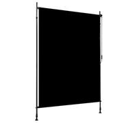 vidaXL Store Roulant d'Extérieur Auvent Rétractable Vertical Balcon Jardin Pergola Terrasse Patio Blocage des UV et de la Chaleur 150x270 cm Anthracite