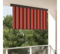 Vidaxl Store Roulant Extérieur Orange Et Marron 200 X 250 Cm Tissu