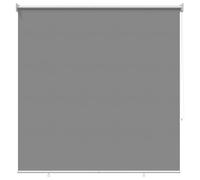 vidaXL Store Roulant extérieur Protection UV Gris Clair Polyester, Roulant Taupe, résistant aux UV, Isolation Thermique, Efficace pour l'énergie, Style Moderne pour Vos fenêtres