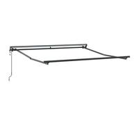 vidaXL Store Semi-Cassette électrique 3 x 2,5 m Anthracite, Moderne, motorisé, résistant aux UV et rétractable, la Solution Parfaite pour Couvrir ta terrasse et Te protéger du Soleil en été.