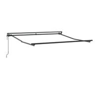 vidaXL Store Semi-Cassette électrique 3 x 2,5 m Anthracite, Moderne, motorisé, résistant aux UV et rétractable, la Solution Parfaite pour Couvrir ta terrasse et Te protéger du Soleil en été.