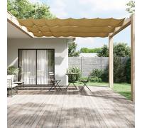 vidaXL Store vertical Beige 60x1000 cm Tissu Oxford