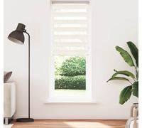 vidaXL Store zébré beige marbré 85x200 cm Largeur du tissu 80,9 cm Polyester